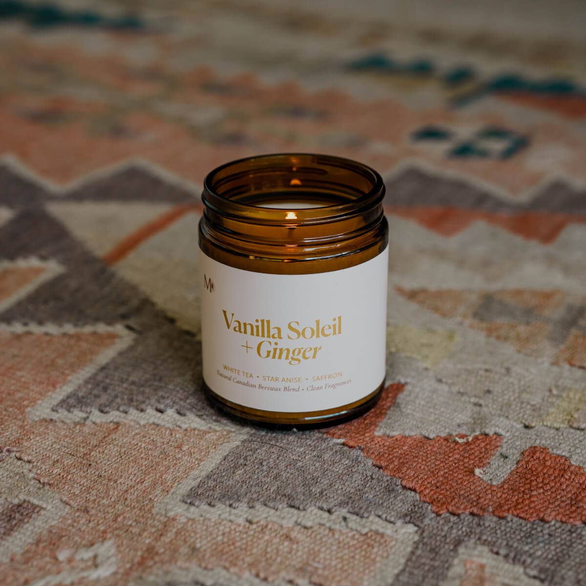 Vanilla Soleil + Ginger | Canadian Beeswax Candle