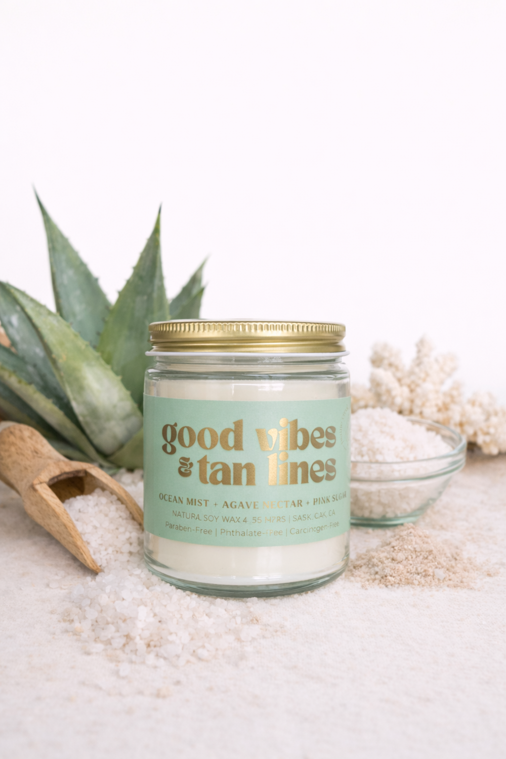 GOOD VIBES & TAN LINES CANDLE | SUMMER COLLECTION