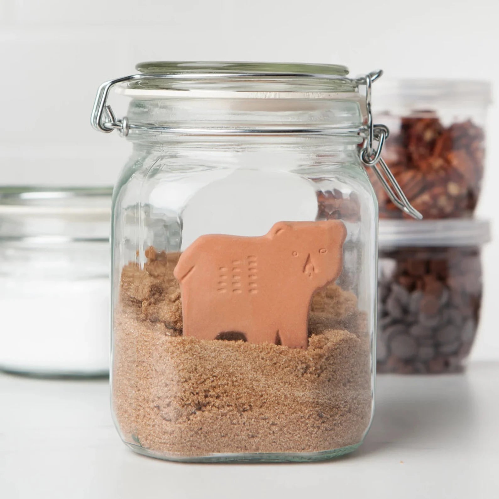 Boris Bear Terracotta Sugar Saver