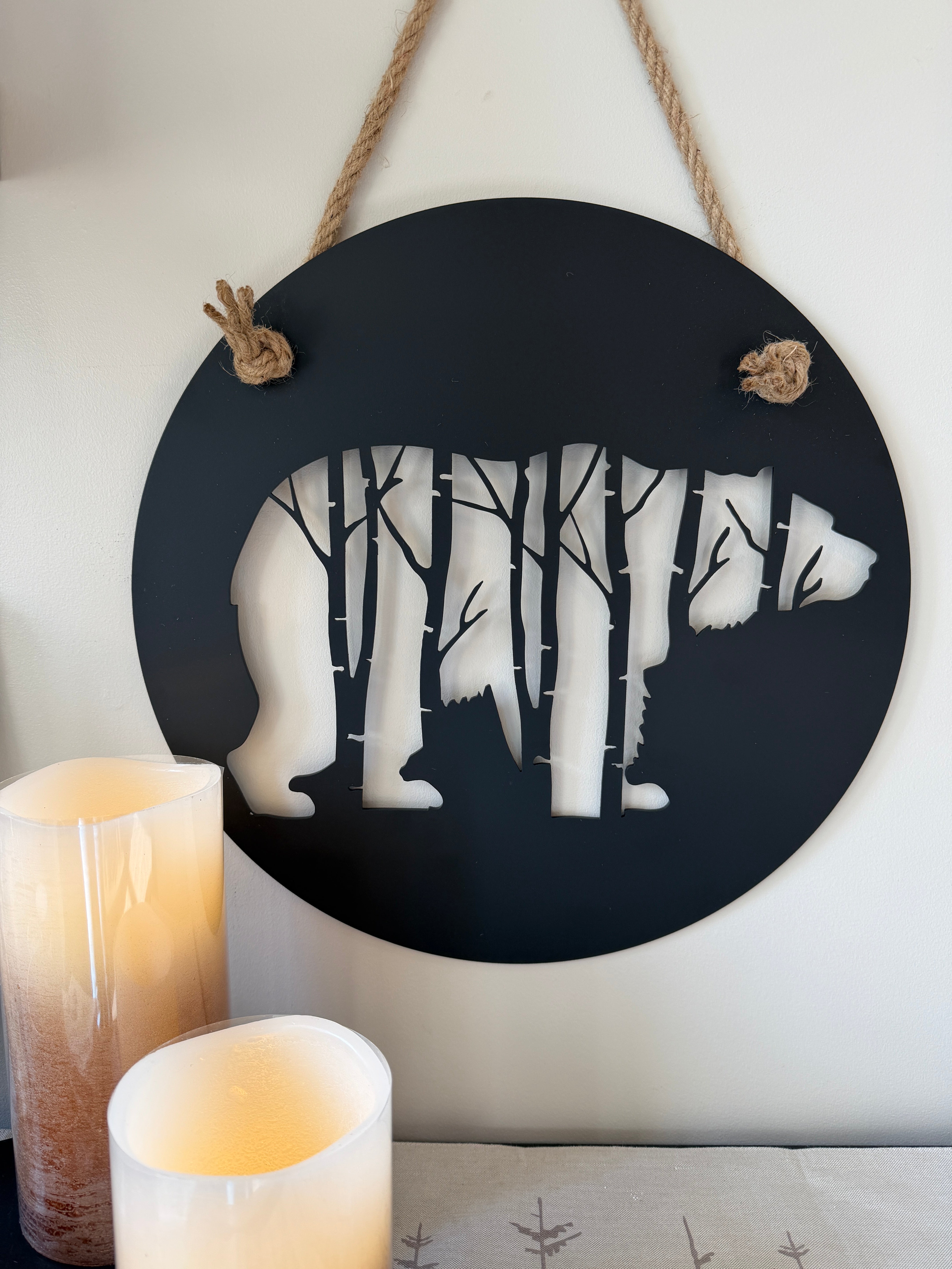 Bear + Birch Plaque - IRONIK Original