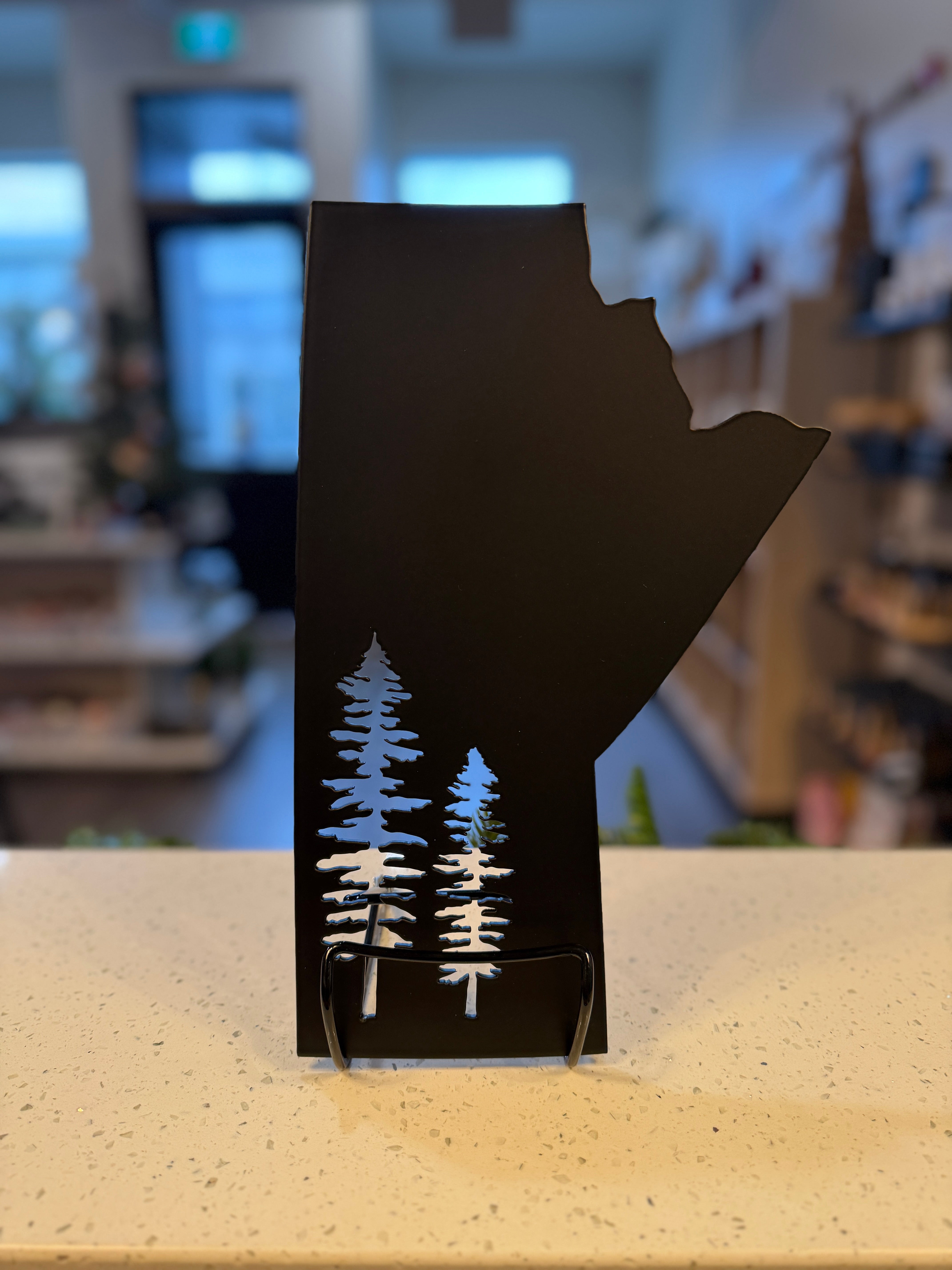 Home Plaque with Trees