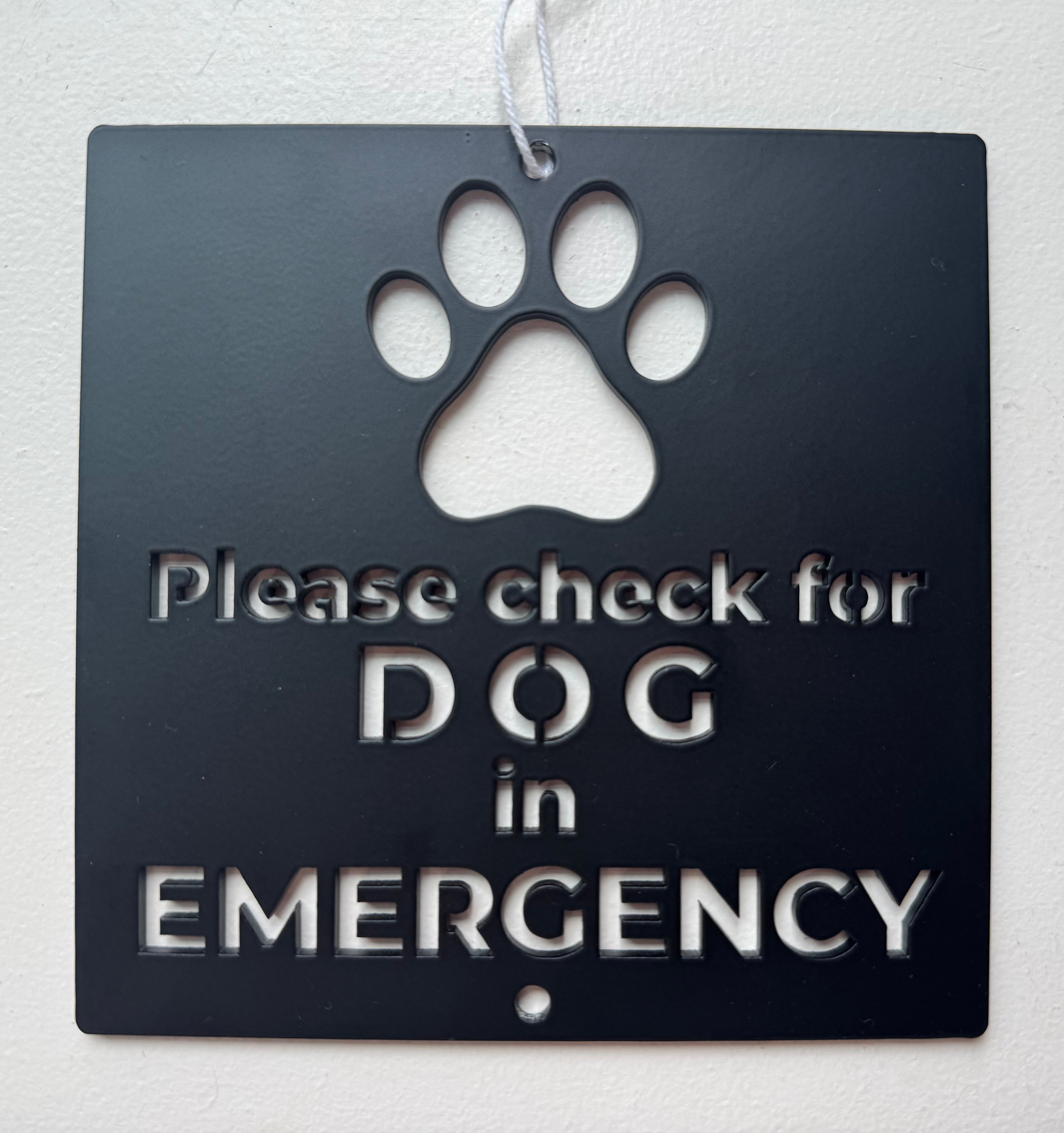 Emergency Dog & Cat Signs