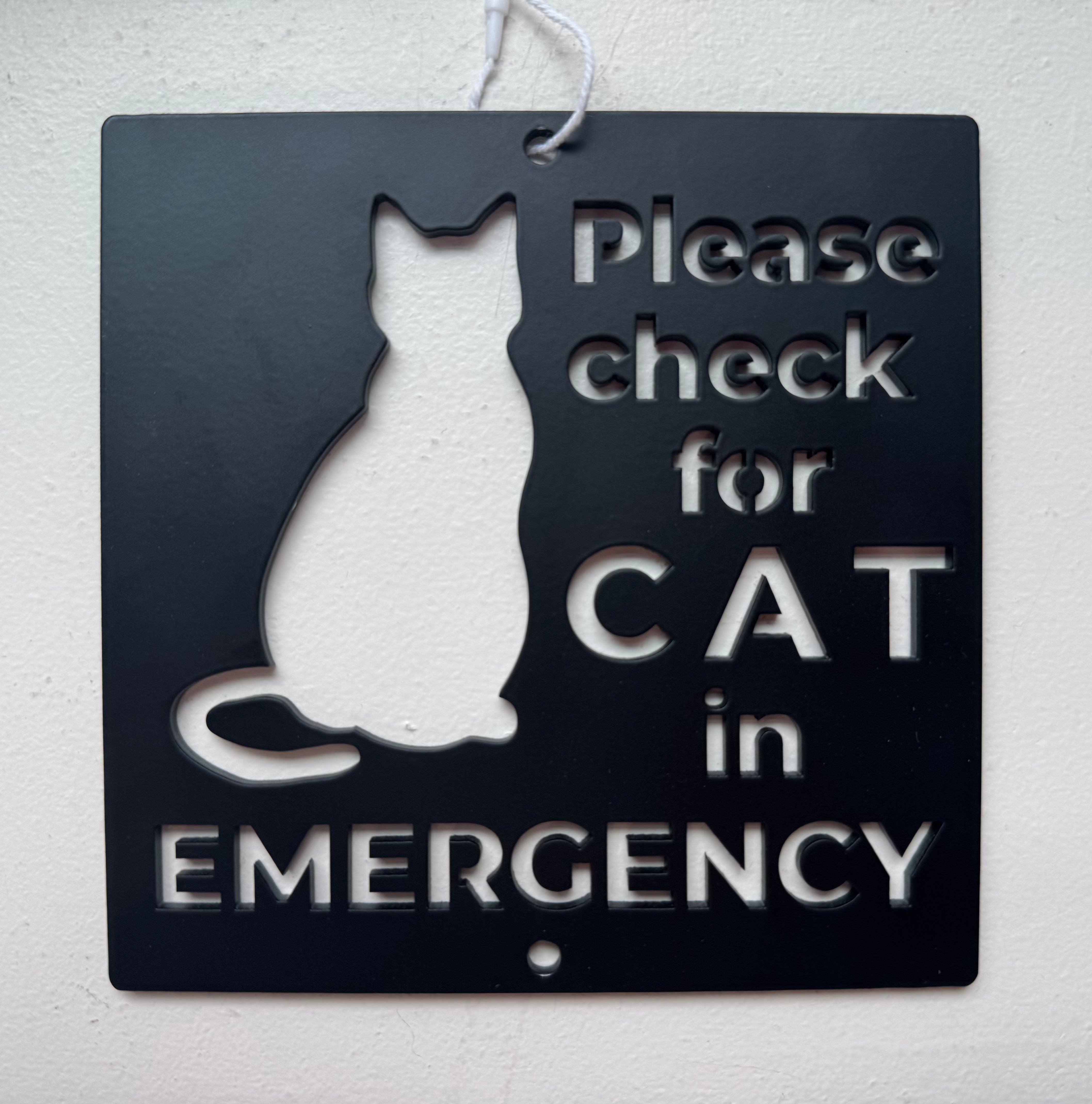 Emergency Dog & Cat Signs