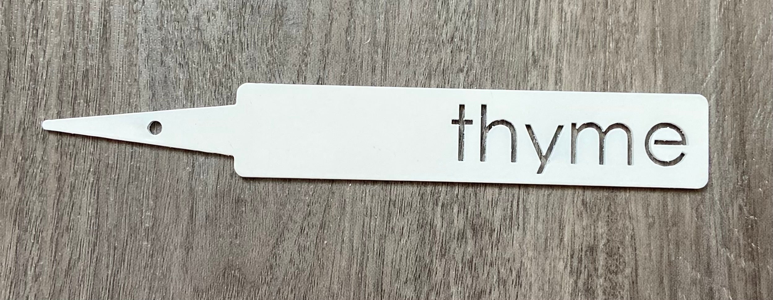 Thyme Herb Marker