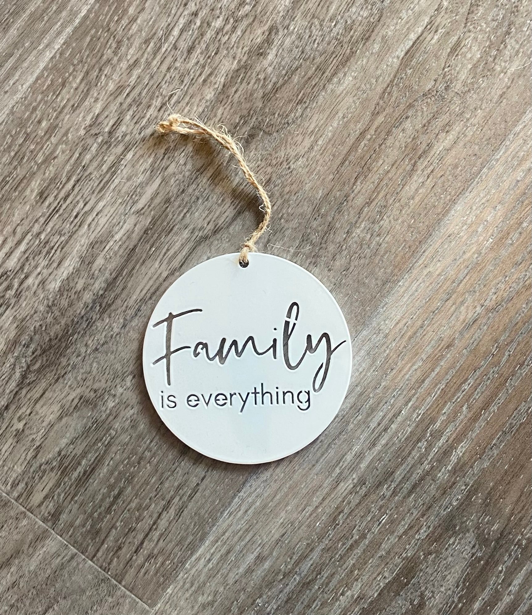 Family is Everything Ornament