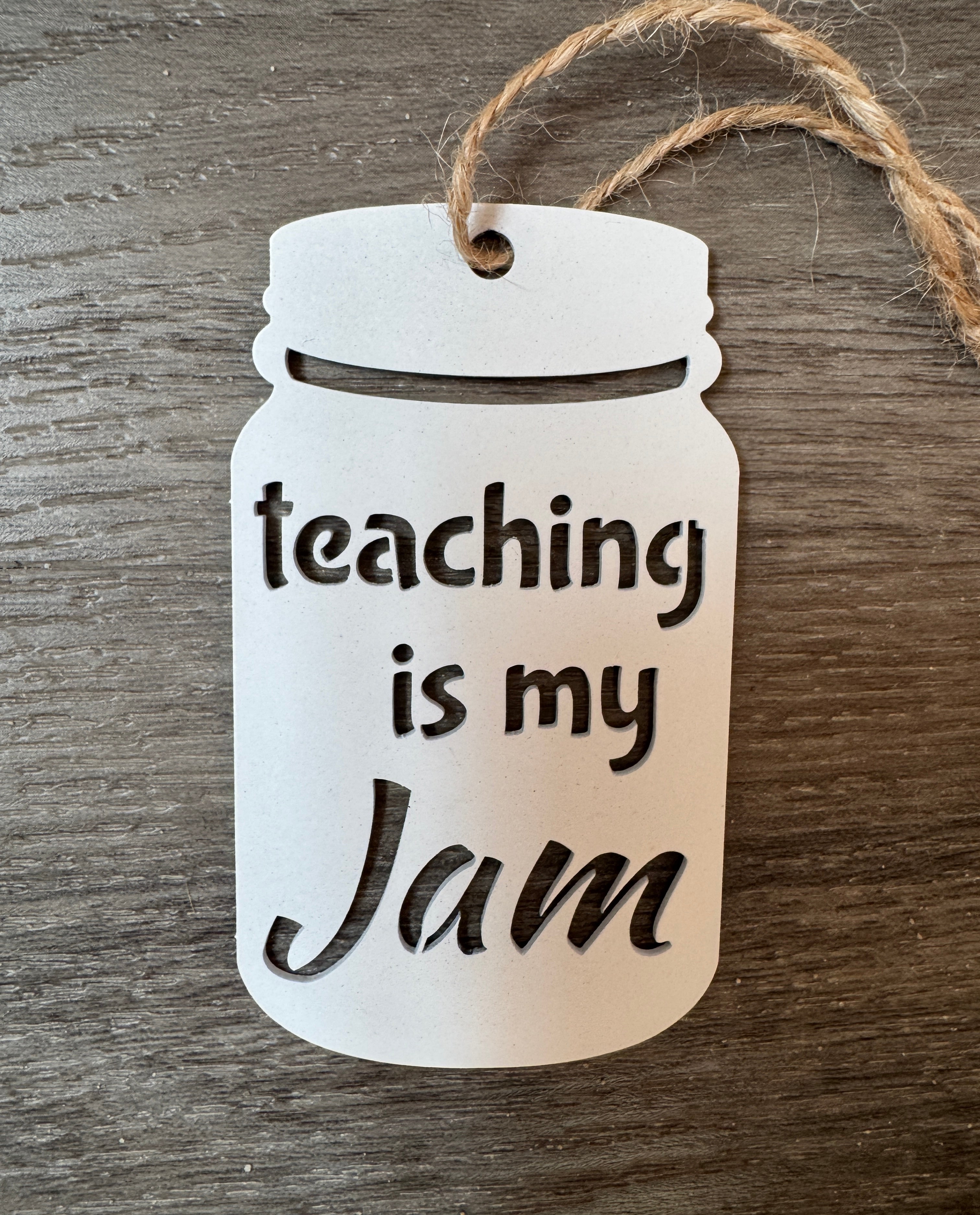 Teaching is my Jam Ornament