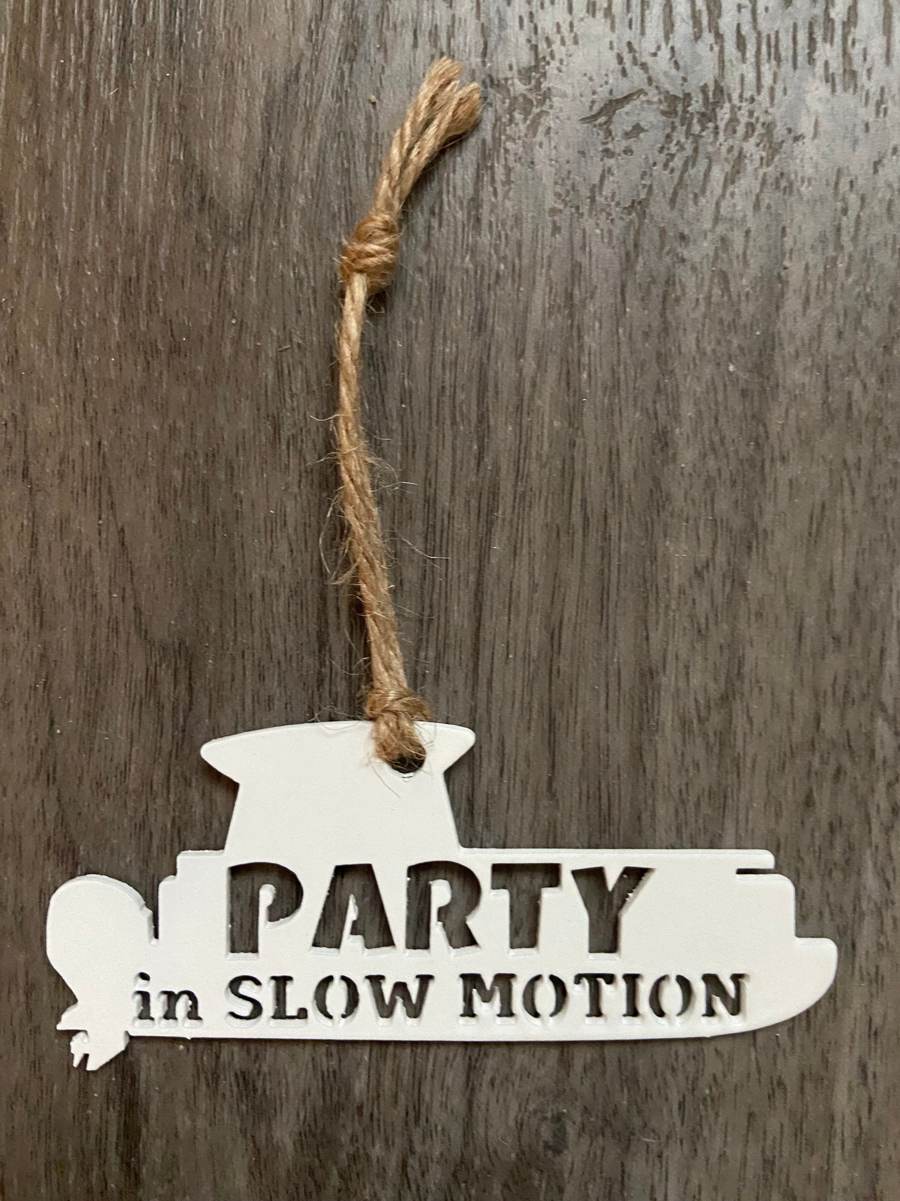 Party in Slow Motion Ornament