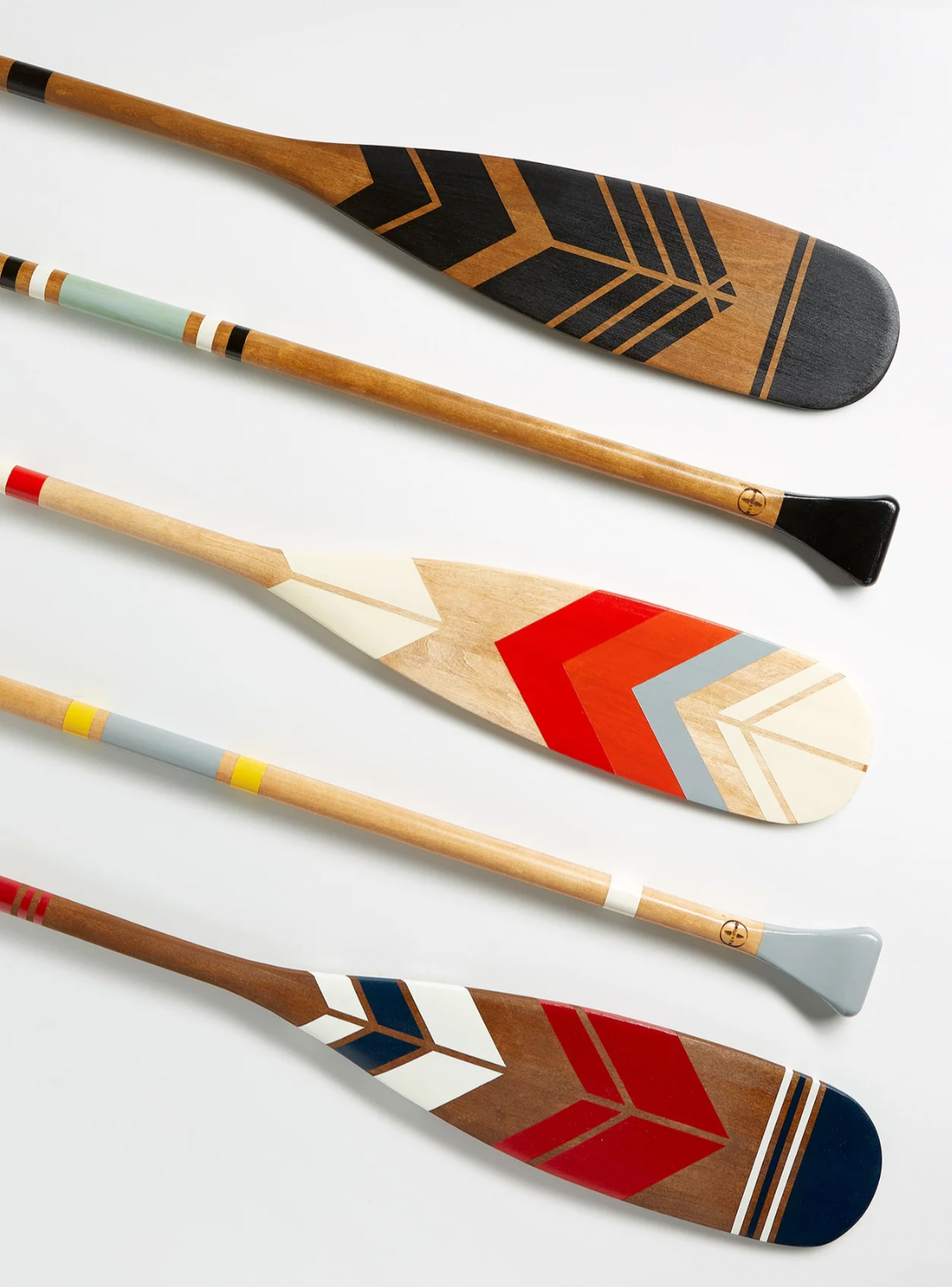 Hand Painted Artisan Paddle - 56" The Raven