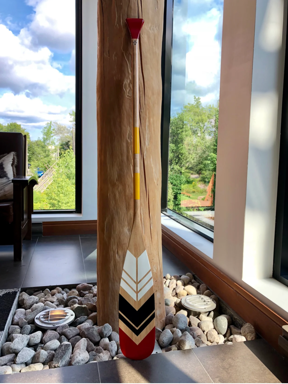 Hand Painted Artisan Paddle - 56" The Traditional