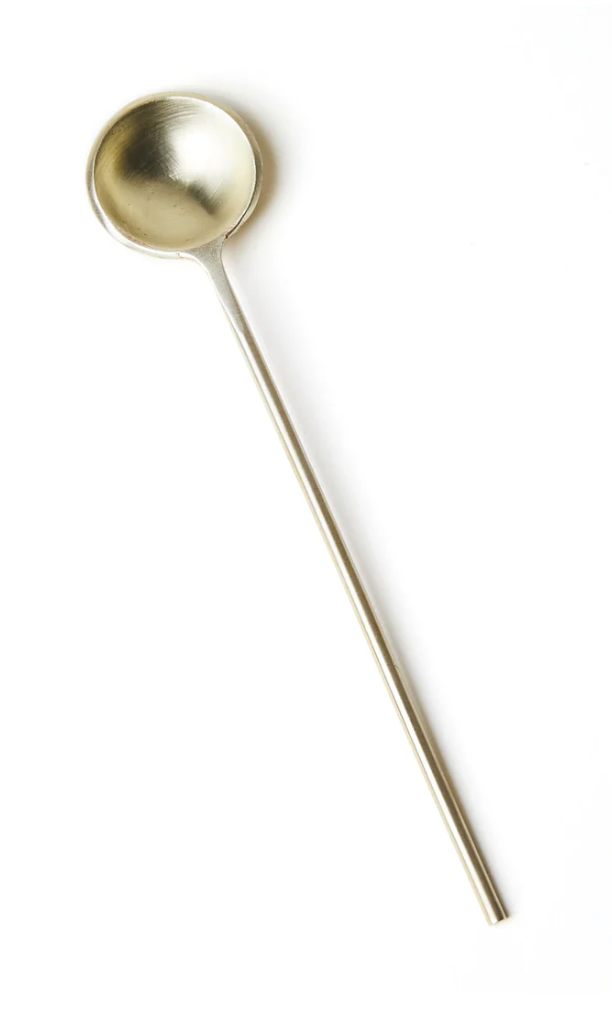 Solid Brass Seasoning Spoon