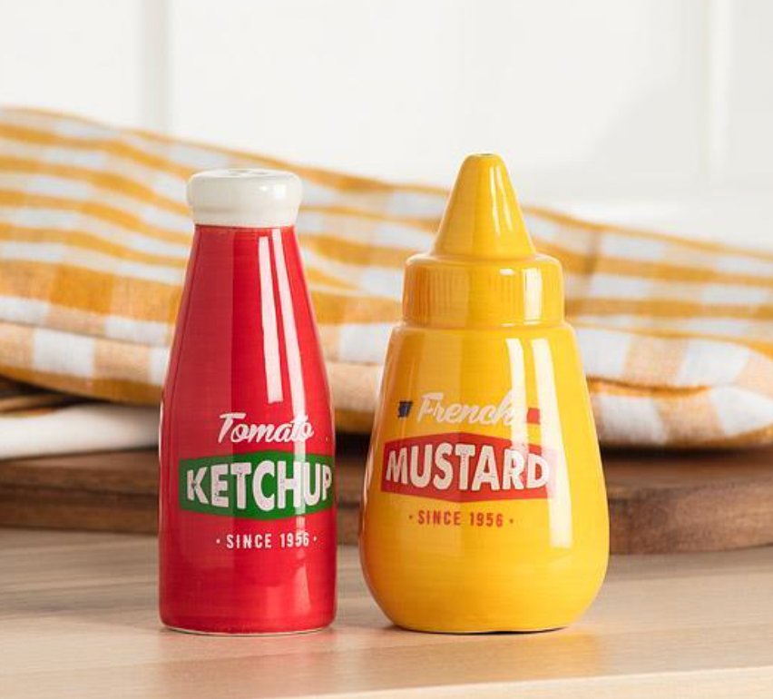 Ketchup & Mustard Salt & Pepper