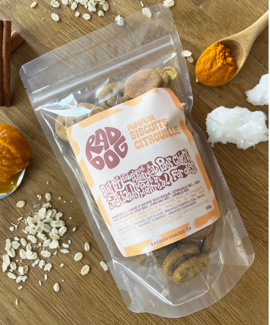 Rad Dog Pumpkin Biscuits