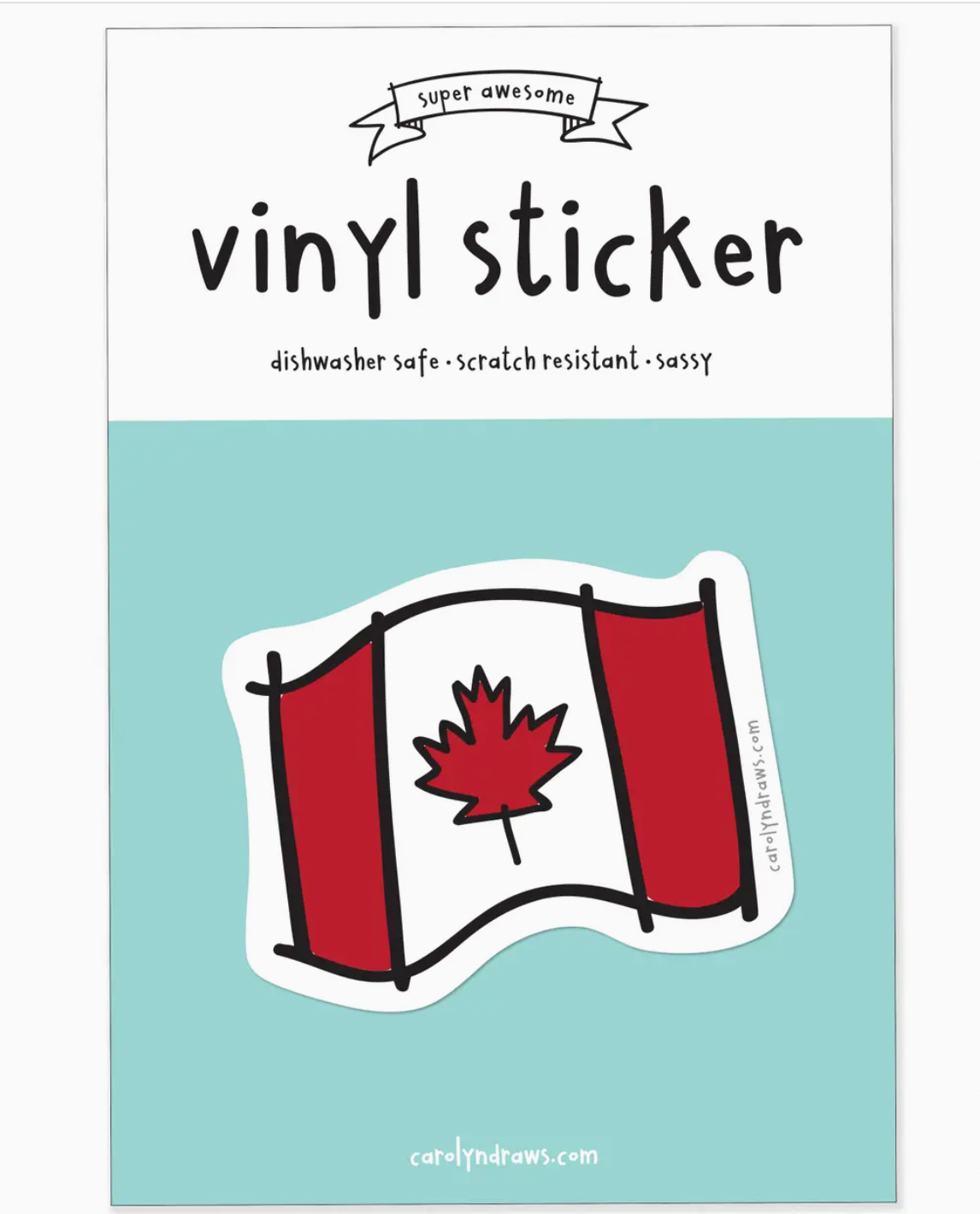 Canada Flag Vinyl Sticker