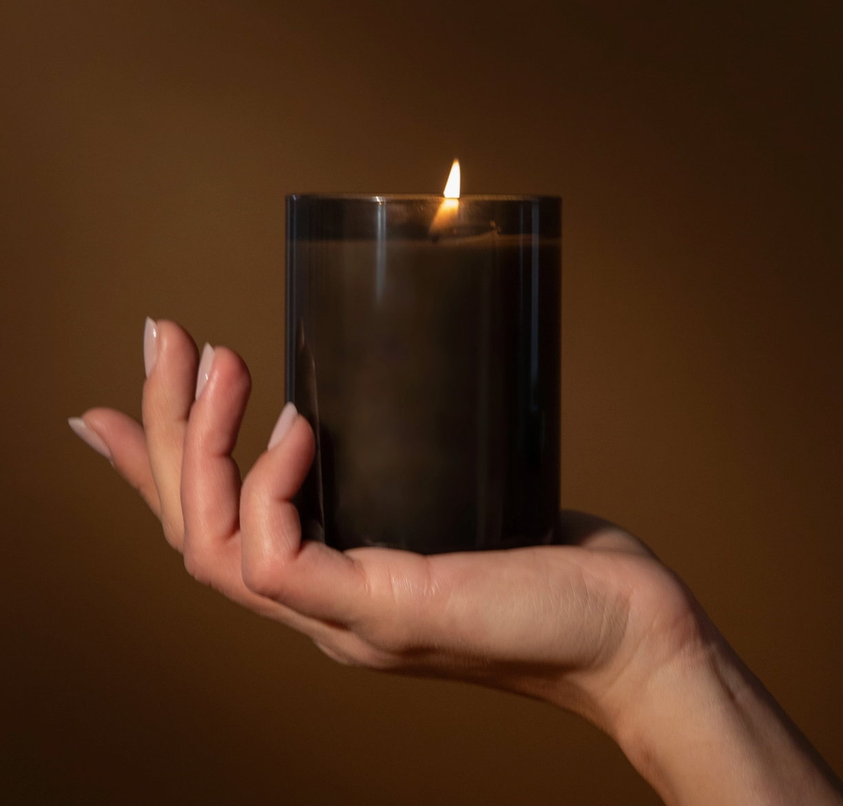 The Lumberjack Glass Candle - Birch + Smoke