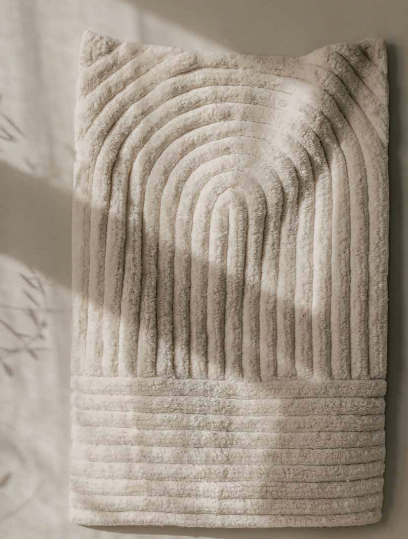 Verge cotton tufted rug