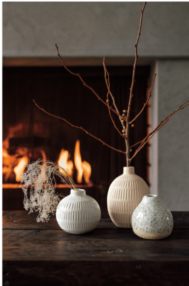 Heirloom Pearl Ceramic Bud Vase