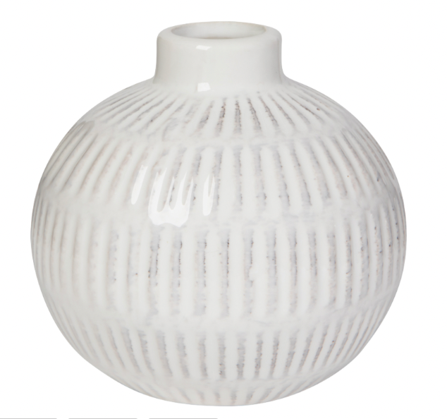 Heirloom Pearl Ceramic Bud Vase