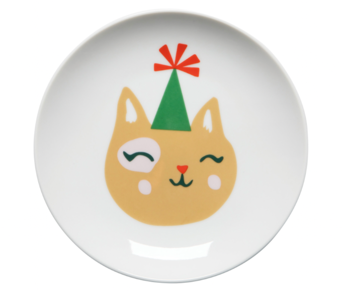 Let it Meow Christmas Appetizer Plates