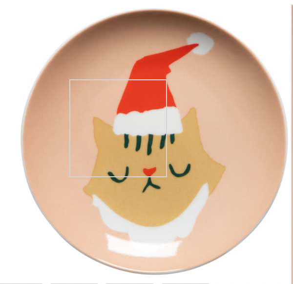 Let it Meow Christmas Appetizer Plates