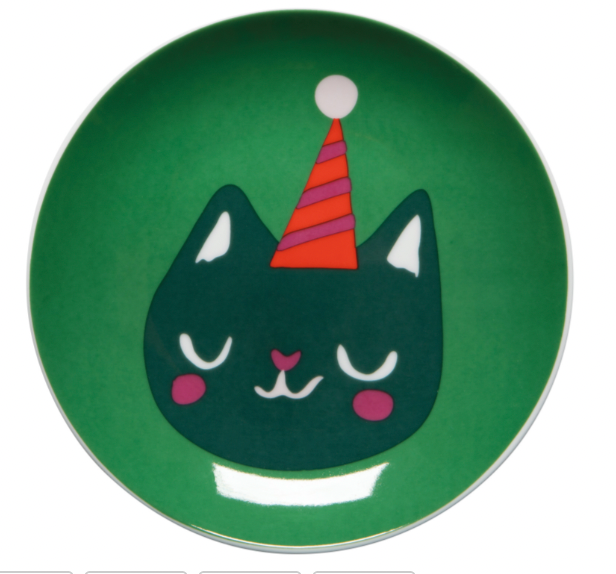 Let it Meow Christmas Appetizer Plates