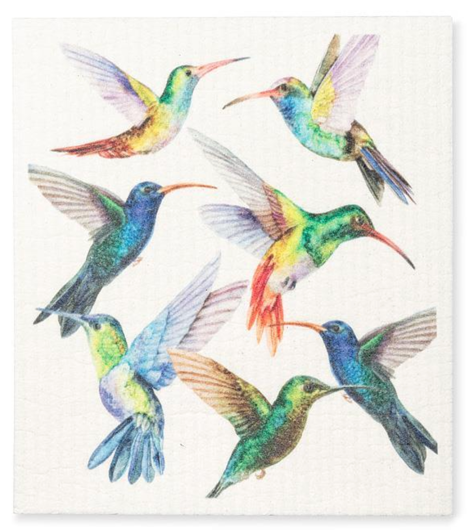 Hummingbird Swedish Dishcloth