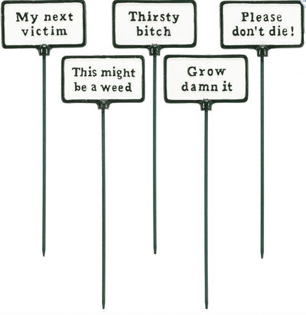 Cheeky Plant Signs