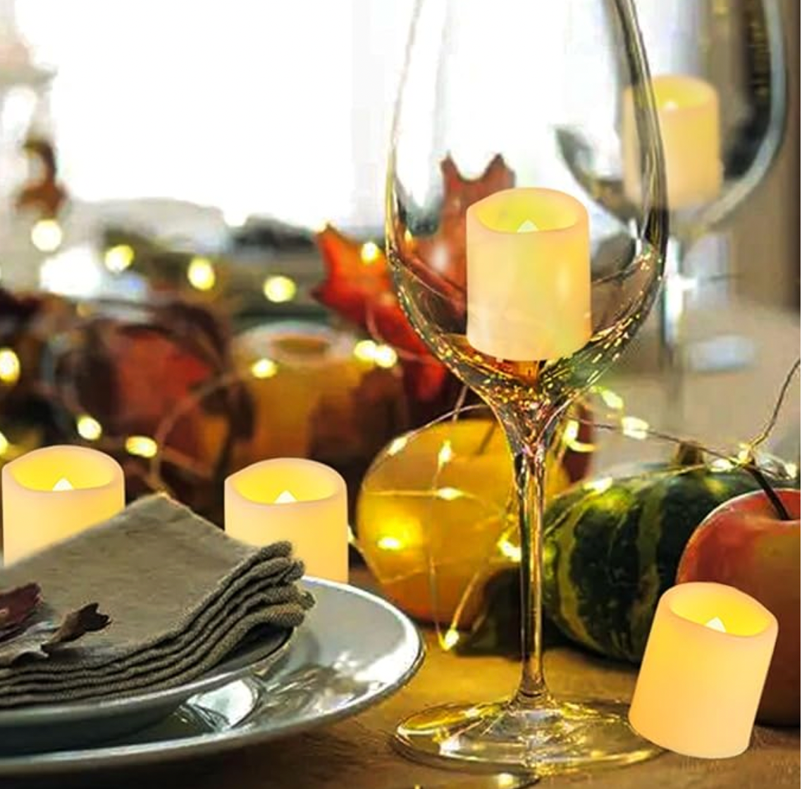 Flickering tealight - large