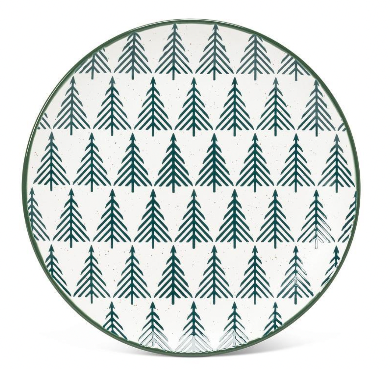 Evergreen Trees Cake Plate