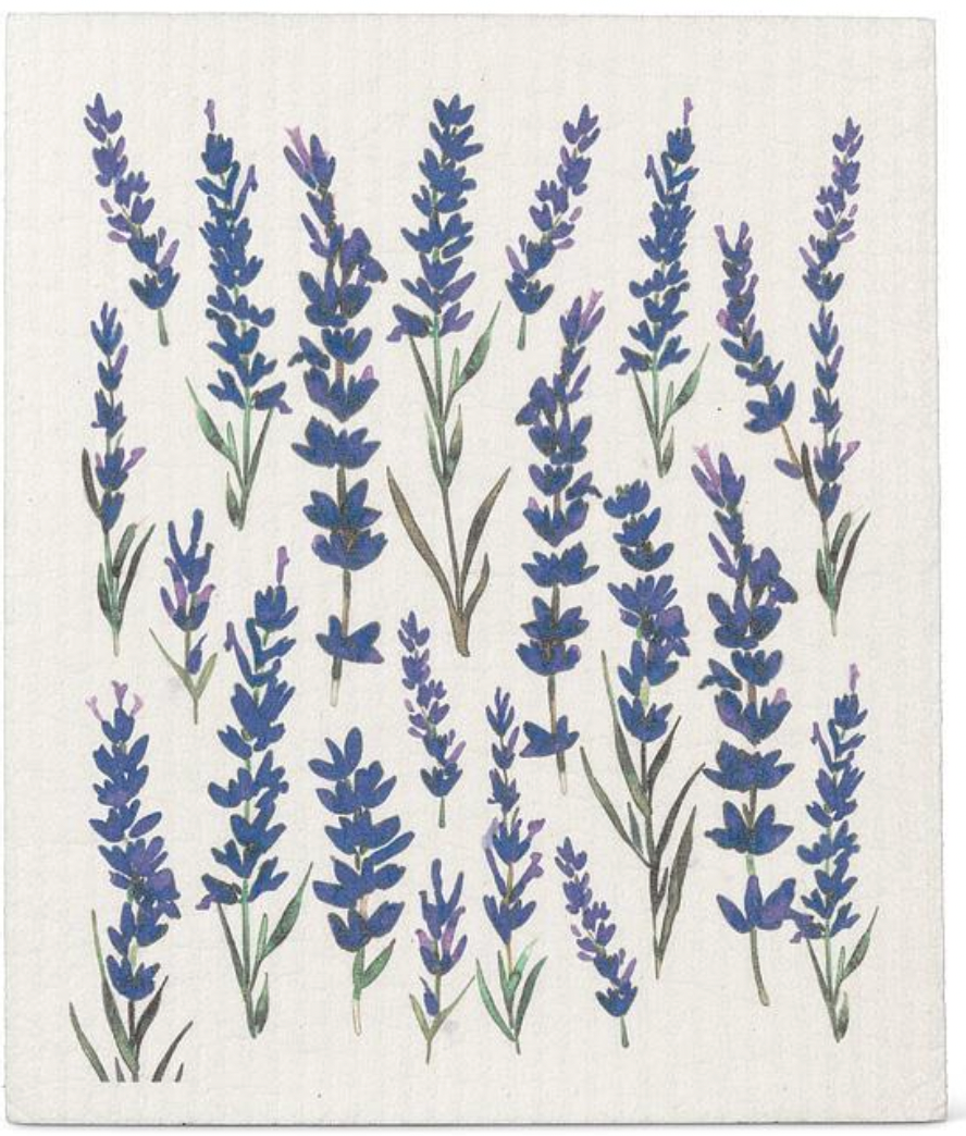 Lavender Field Dishcloth