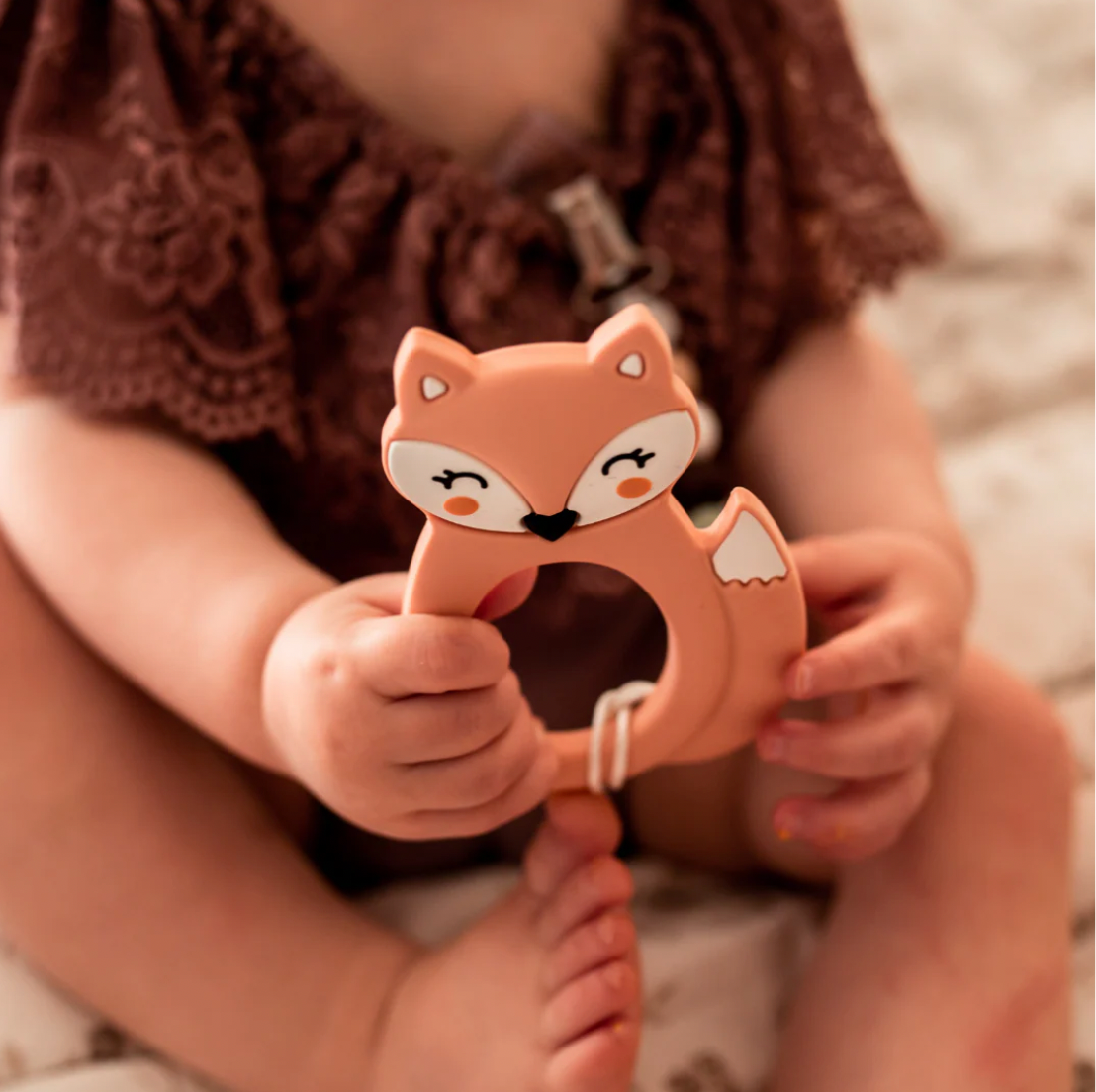 Little Cheeks Silicone Teether - Canadian Themed