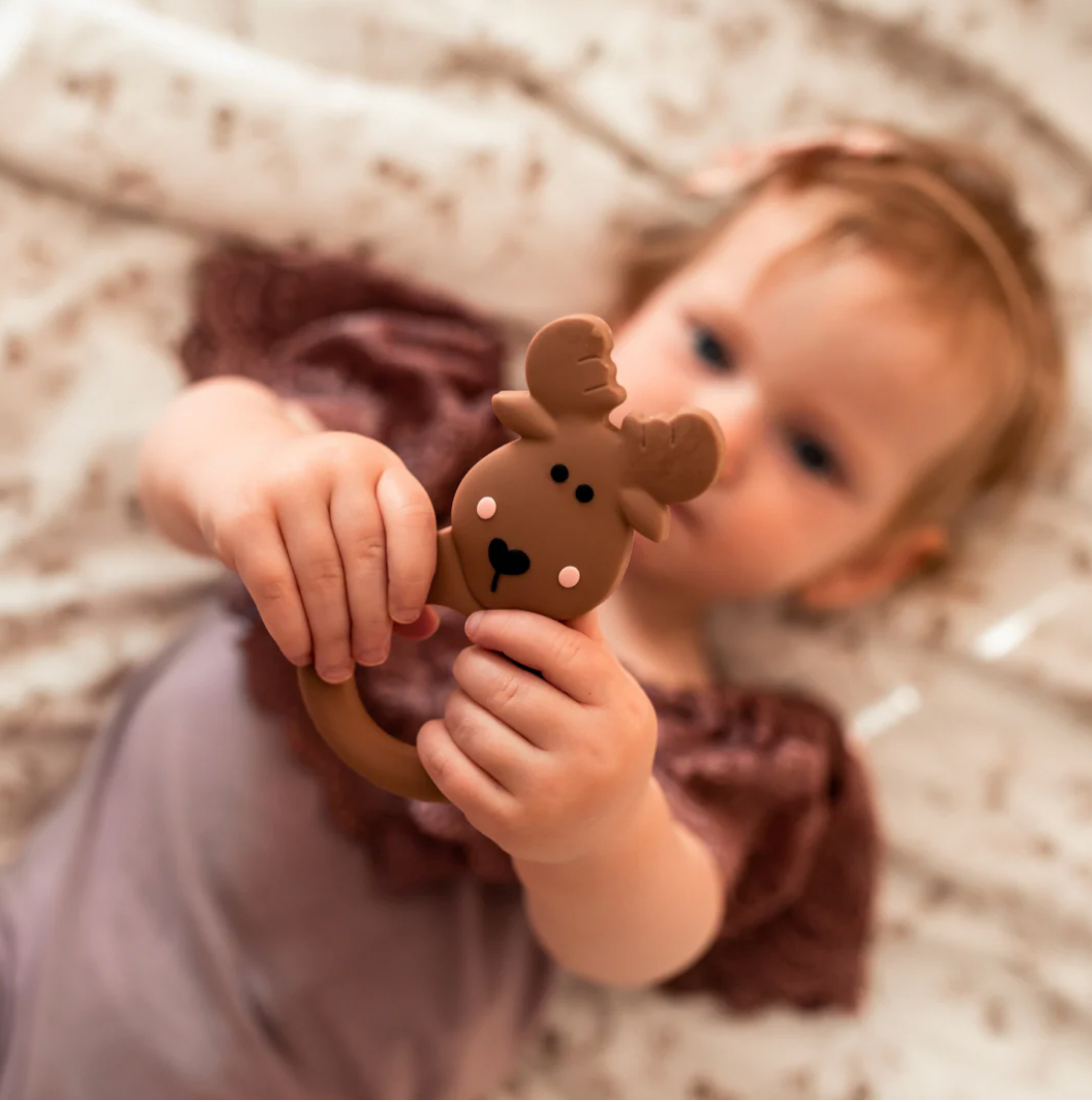Little Cheeks Silicone Teether - Canadian Themed