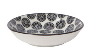 Bits and Dots Black & White Pinch Bowls