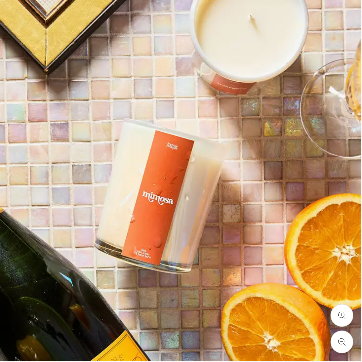 the mimosa candle