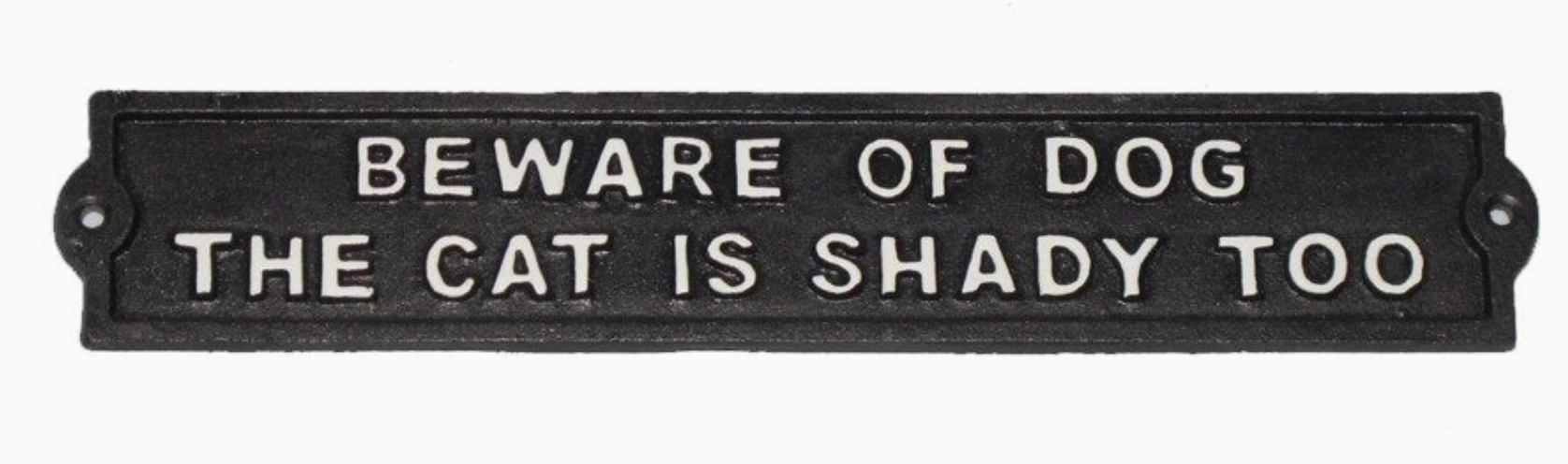 Beware of Dog/Cat Plaque