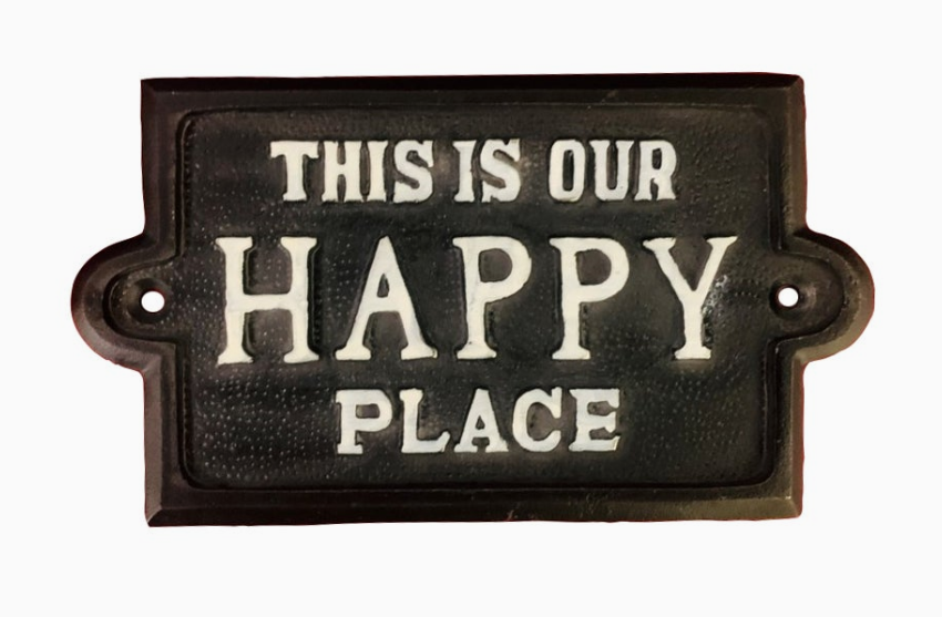 This Is Our Happy Place Black