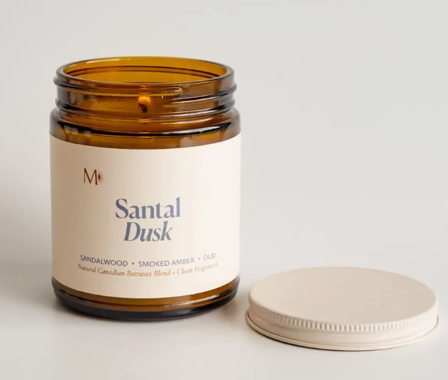 Santal Dusk | Canadian Beeswax Candle