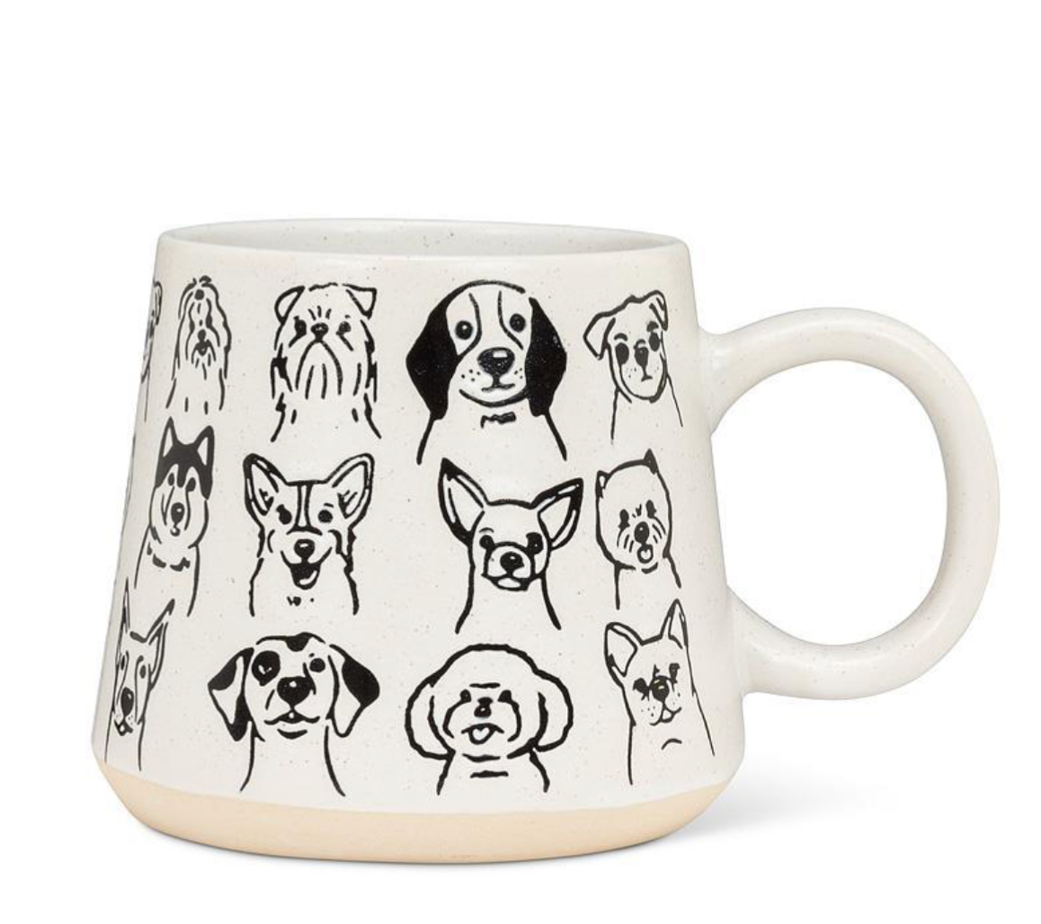 Oversized Mug With Dogs
