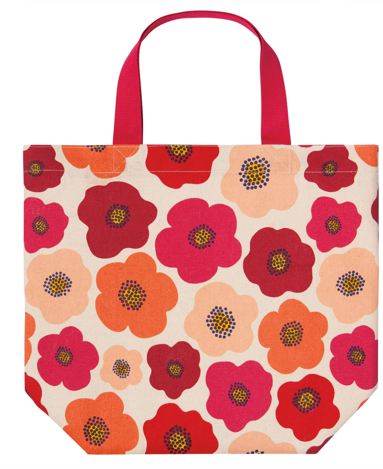 Pocket Poppy Tote Bag