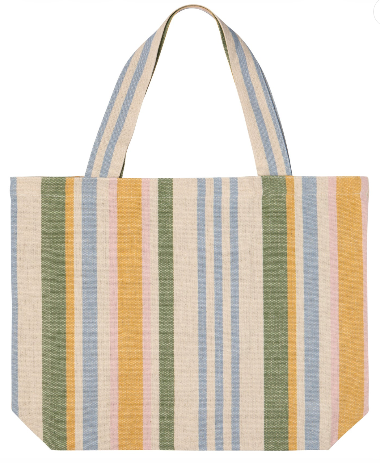 Market Stripe Tote Bag