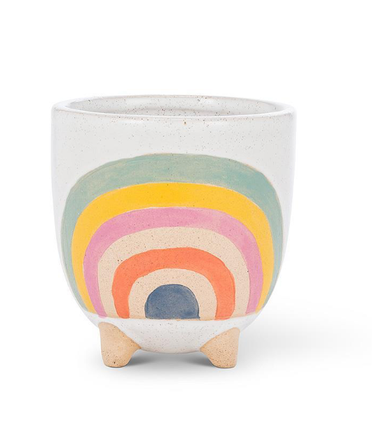 Small Rainbow Planter with Legs