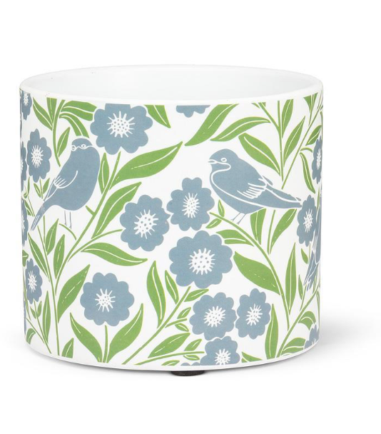Small Leaves & Birds Planter