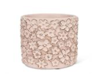 Medium Pink Florette Planter 5.75"