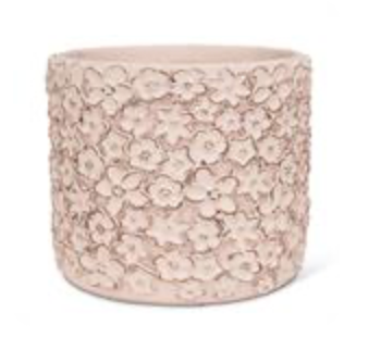 Large Pink Florette Planter 7"