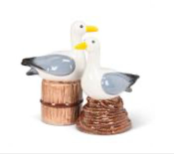 Perching Seagulls Salt and Pepper Shakers