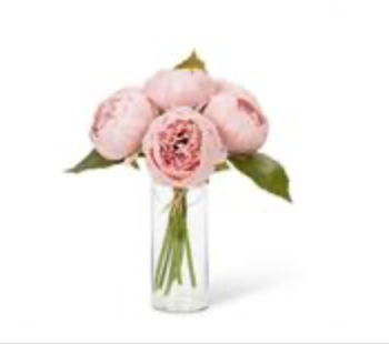 Full Pink Peony Bouquet