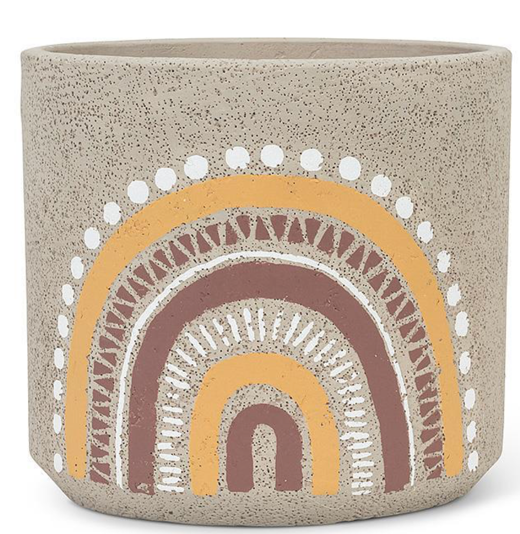 Large Boho Rainbow Planter