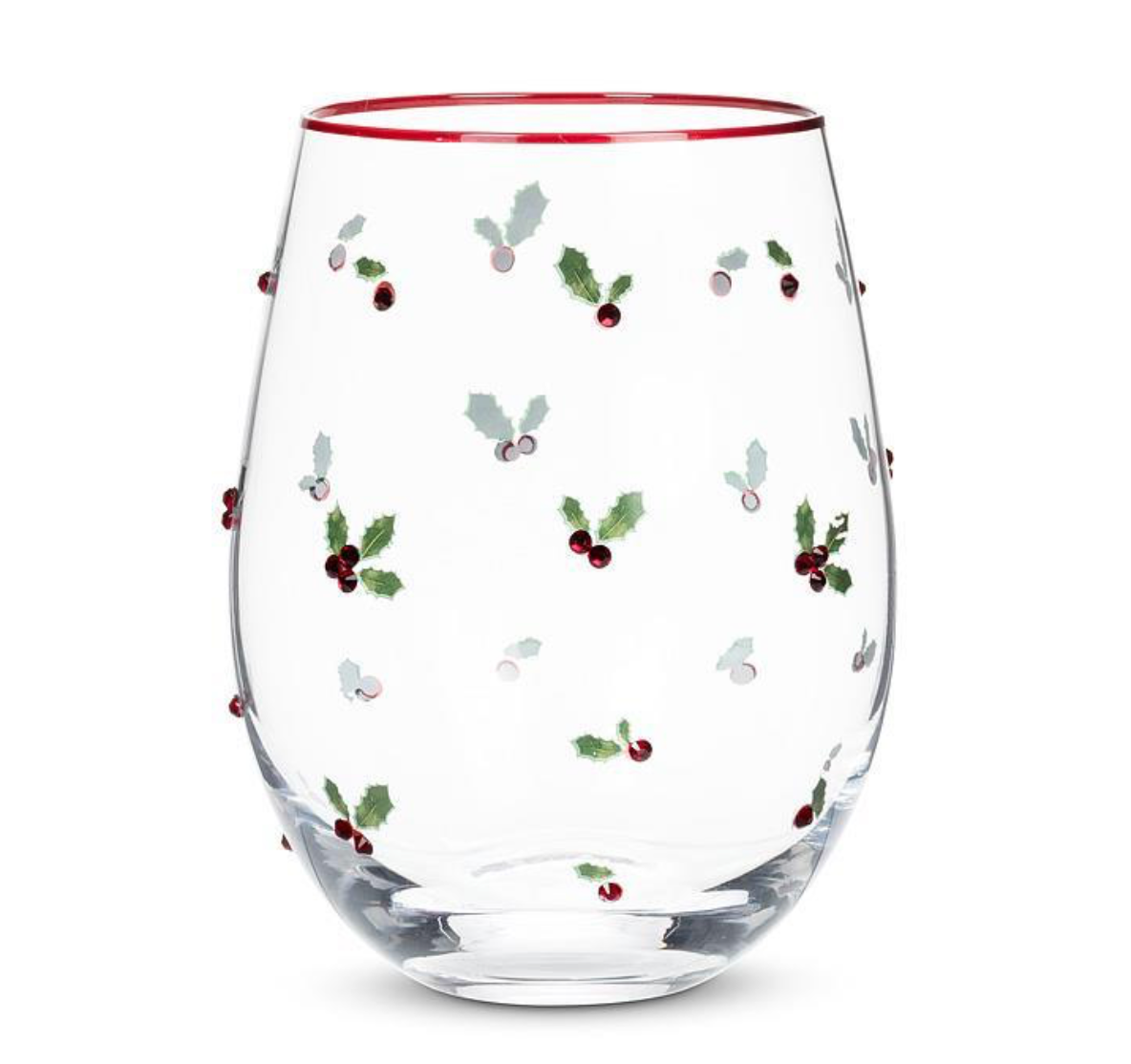 Holly Stemless Wine Glass