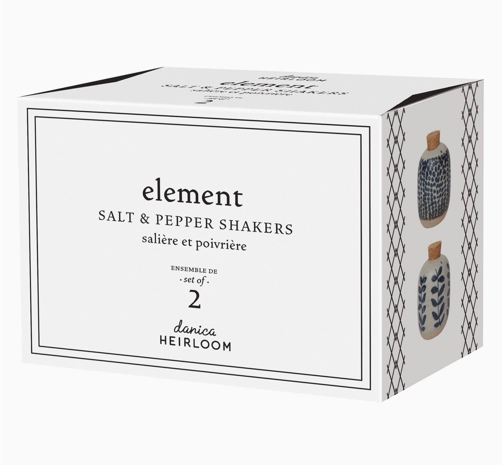 Element Salt and Pepper Shakers Set of 2