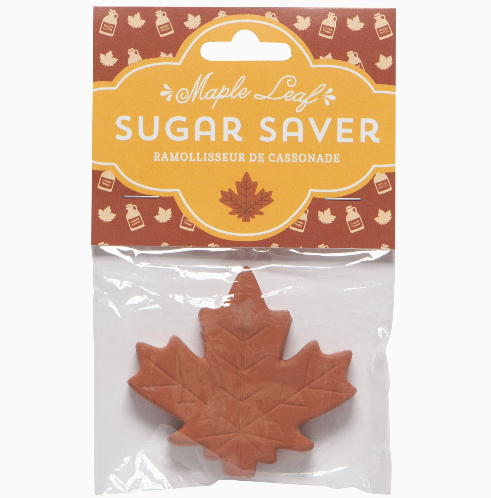 Maple Leaf Terracotta Sugar Saver