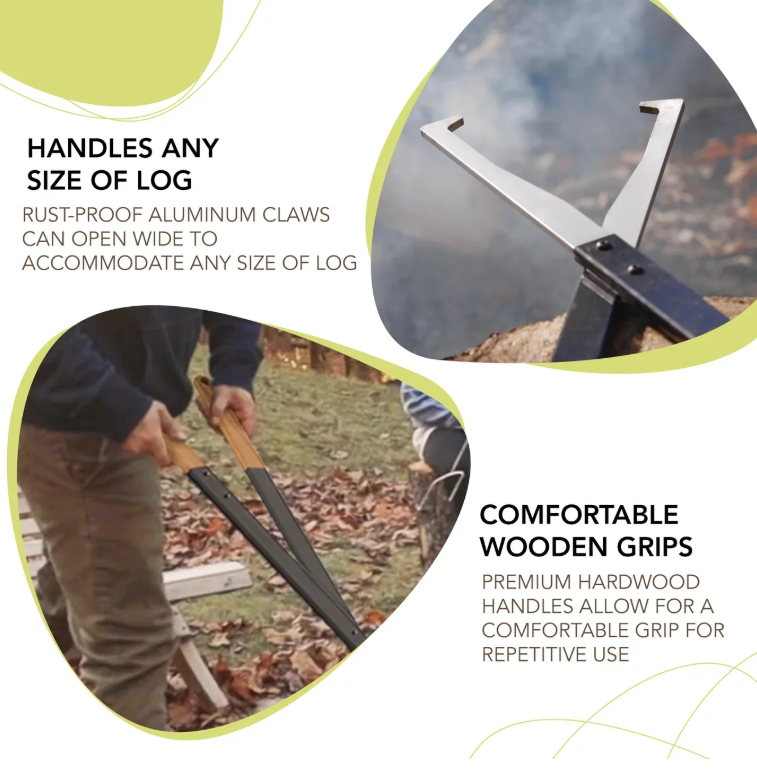 Fire Tongs Log Grabber